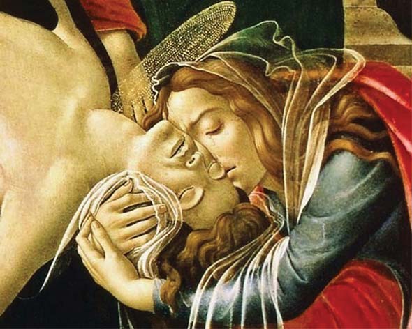 Картина Cандро Ботичелли «Оплакивание Христа»
