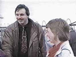 Николай Левашов в Архангельске, июнь 1991 года